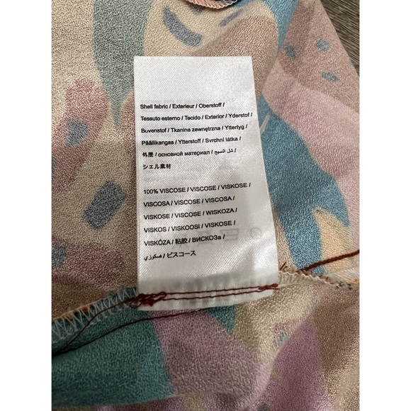 NEW Farm Rio Leopard jungle Midi Dress long sleeve bananas  Size Small - Picture 8 of 9